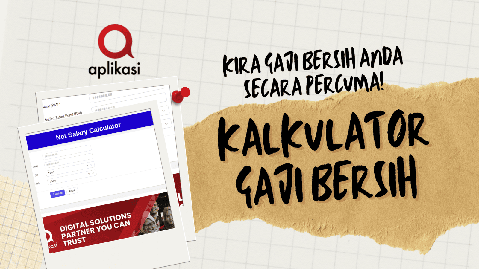 Kira Gaji Bersih Anda Secara Percuma